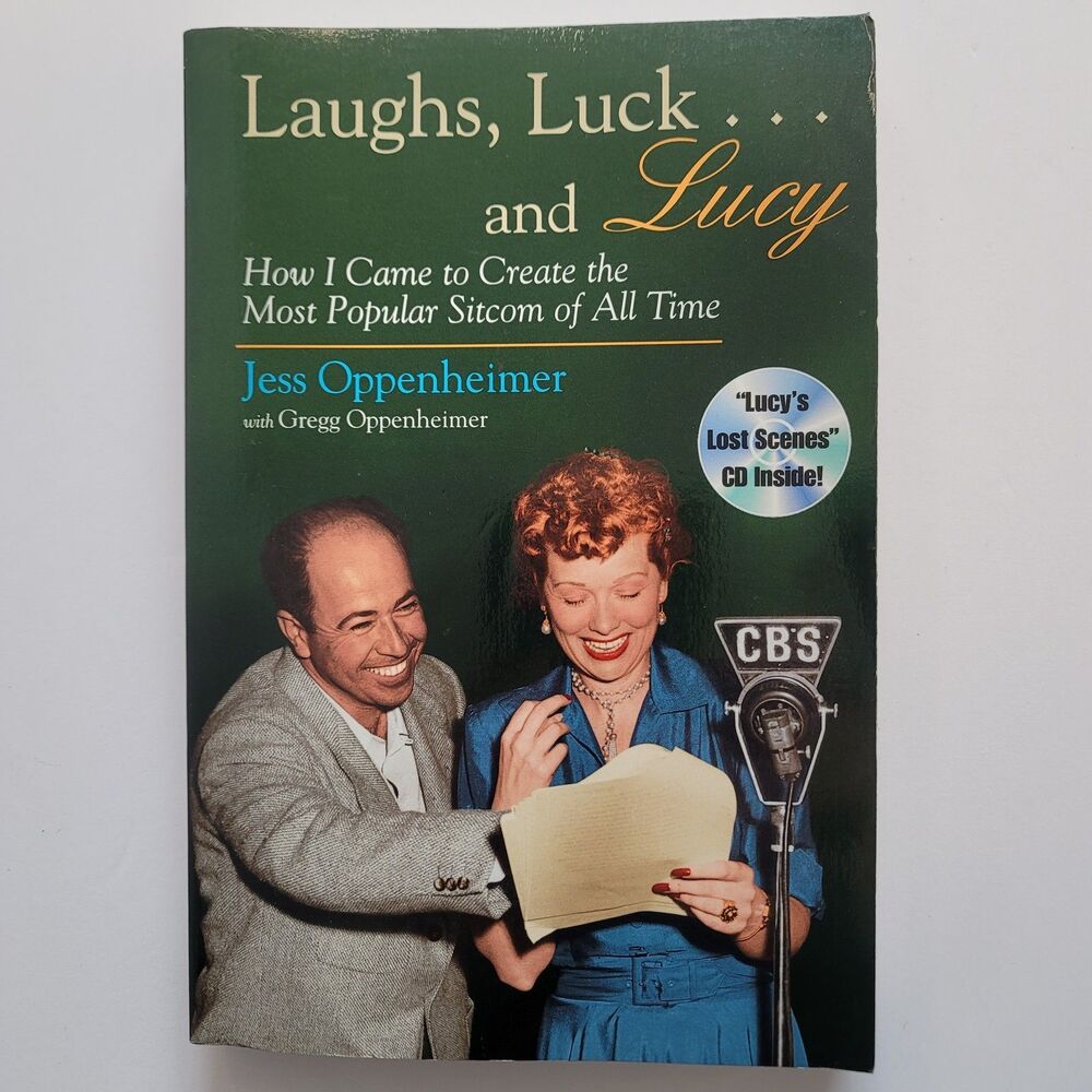 Laughs Luck and Lucy Jess Oppenheimer Book w CD I Love Lucy Behind Scenes